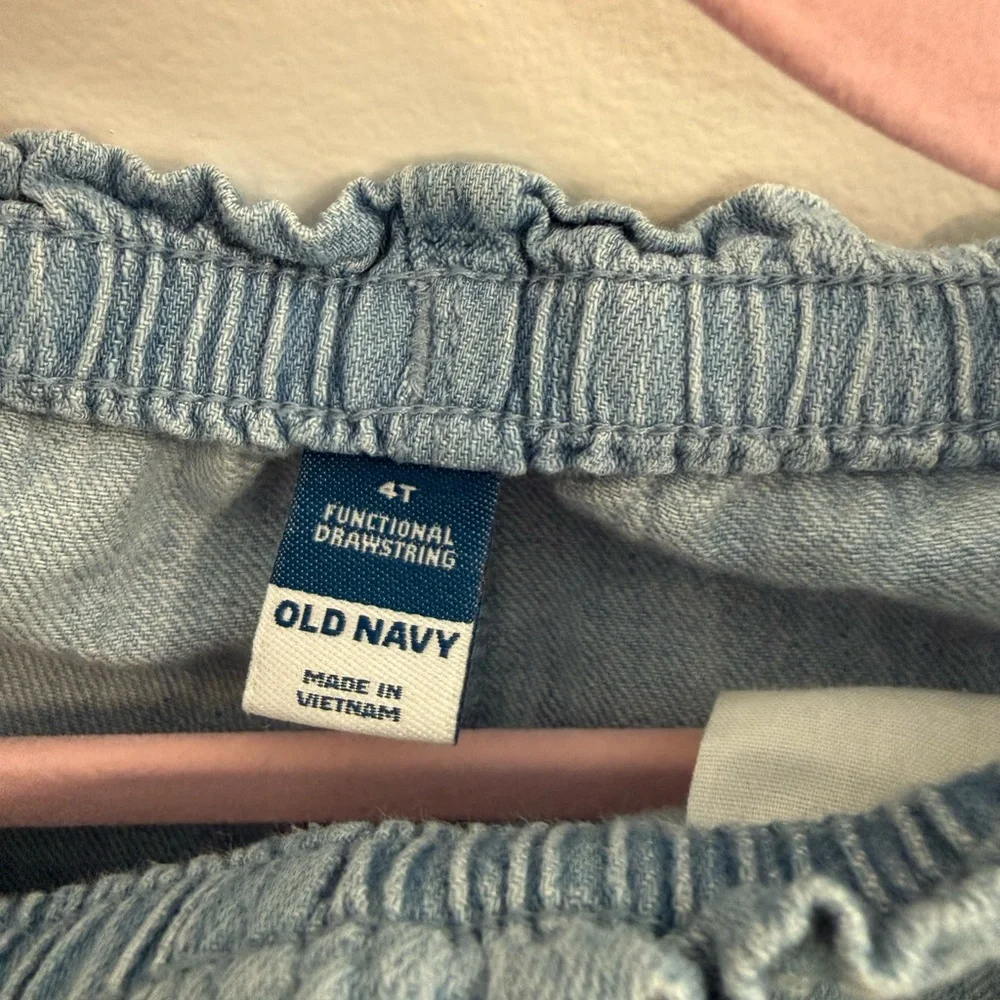 4T/5T Girls 5-Piece Shorts Bundle (Janie&Jack, Cat&Jack, Old Navy, Carters) - Picture 9 of 11